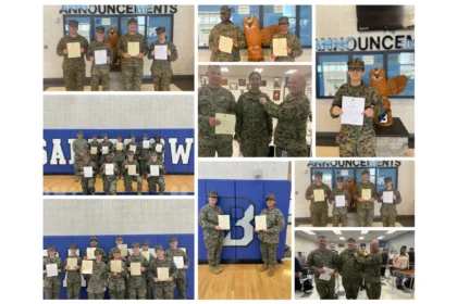 BHS Marine Corps JROTC Promotions