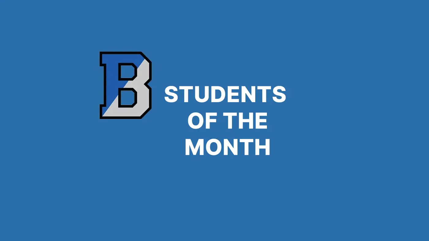 Students of the Month for January 2024 The list of students of the month has been posted!