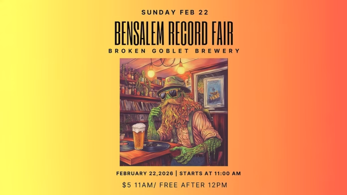 Bensalem Record Fair Bensalem Record Fair at Broken Goblet Brewing – February 22
