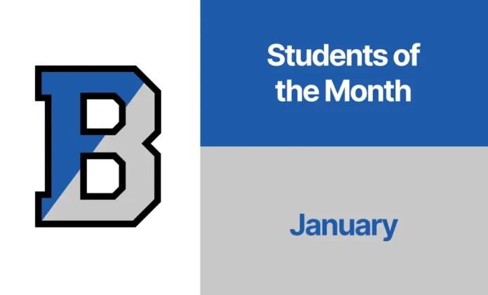 Bensalem students of the month january Bensalem Students of the Month - January 2026