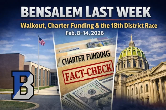 Bensalem Last Week (Feb 8–14, 2026): Student Walkout, Charter Debate & 18th District Race